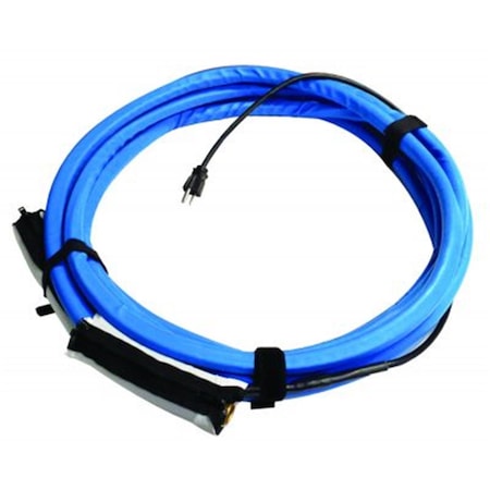 Backseat 0.5 x 15 ft. Heated Water Hose, Blue BA2604518